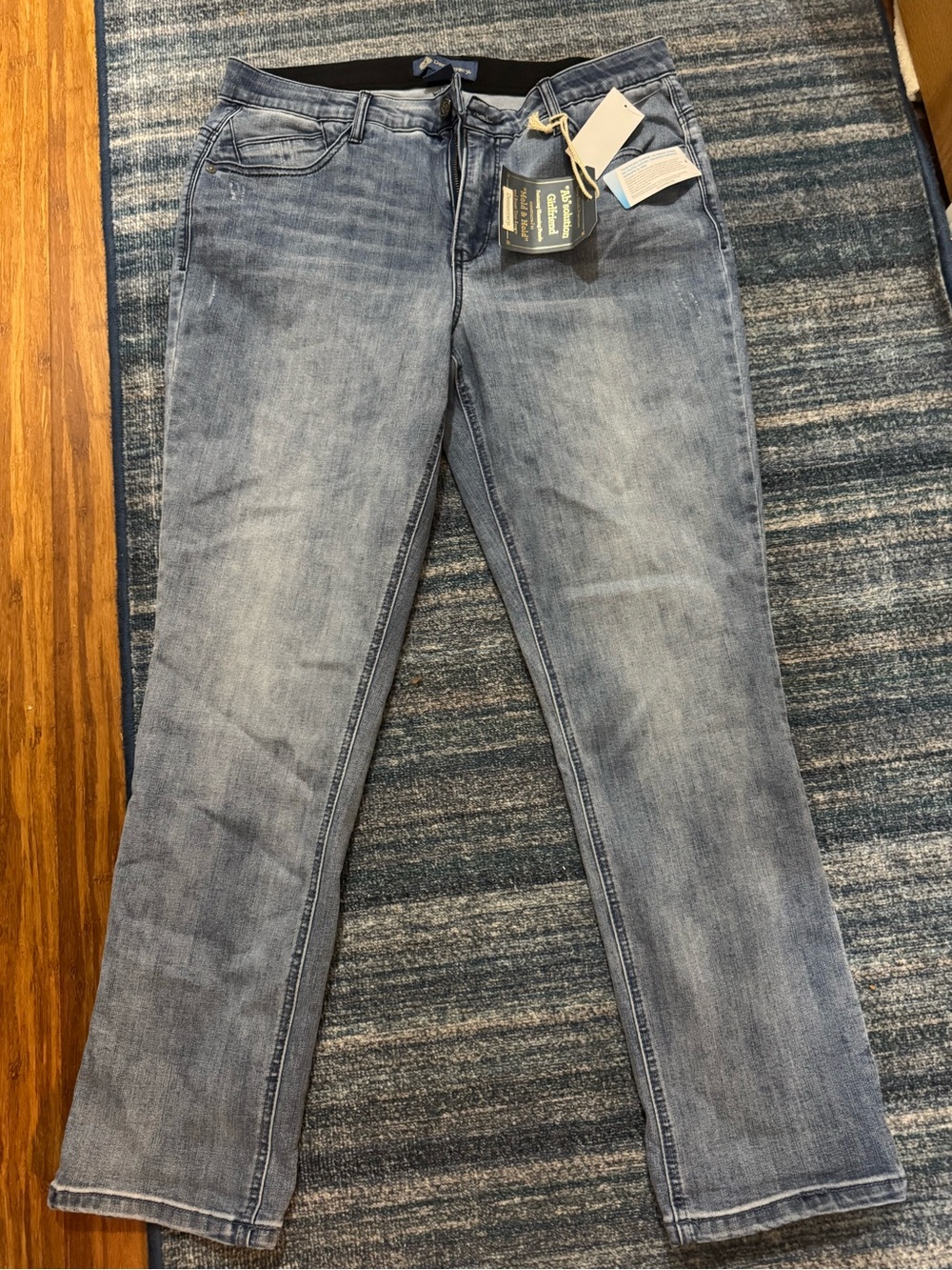 Democracy Light Blue Straight-Leg Jeans